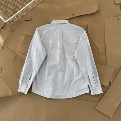[New] Human Made Pinstripe Buttondown Polo Longsleeve