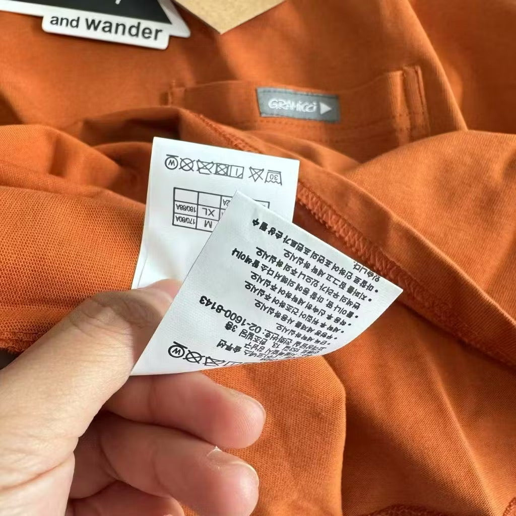 [New] Gramicci x And Wander Reflective Pocket Longsleeve Tee