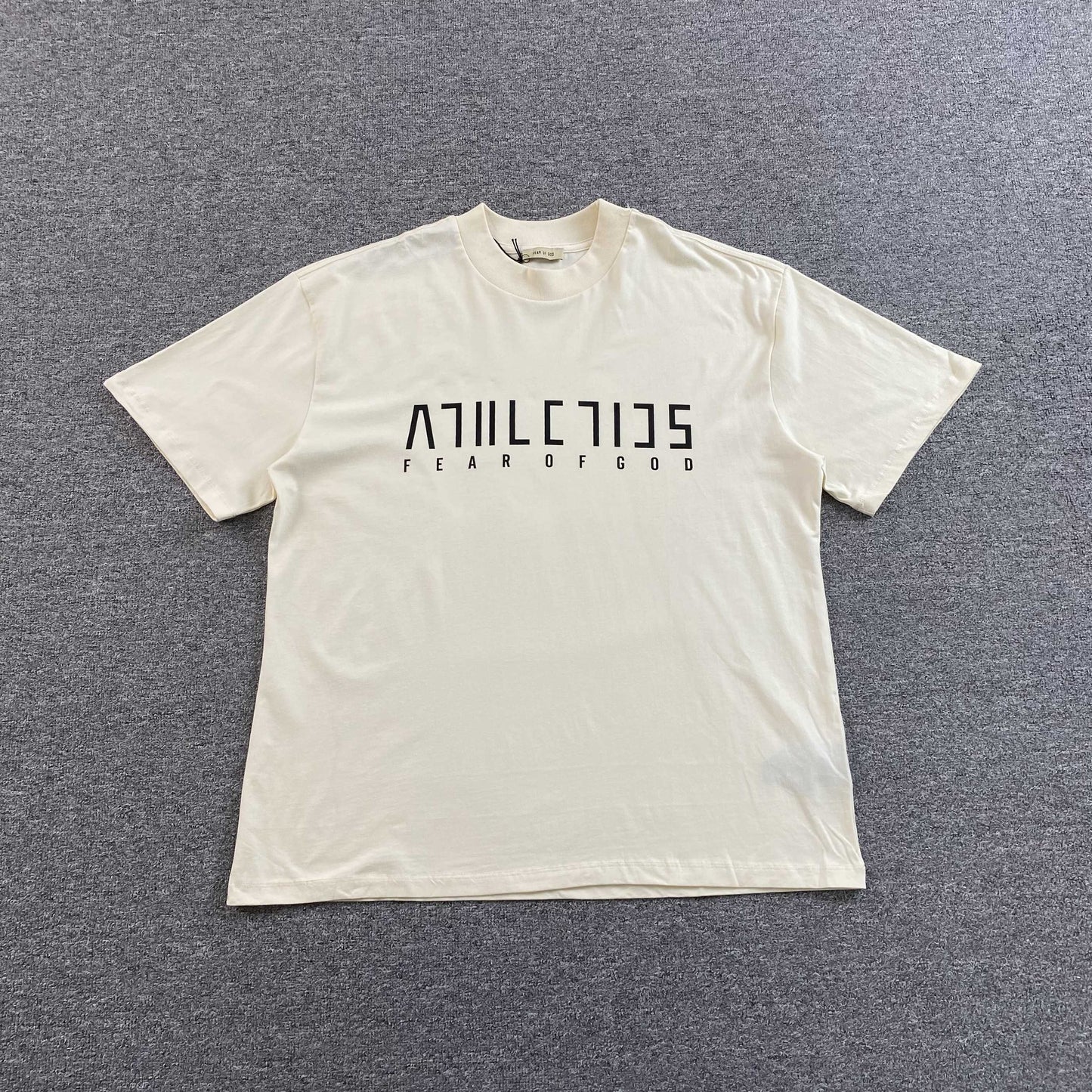 [New] Fear of God Athletics Tee (Cream)