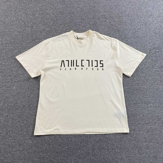 [New] Fear of God Athletics Tee (Cream)