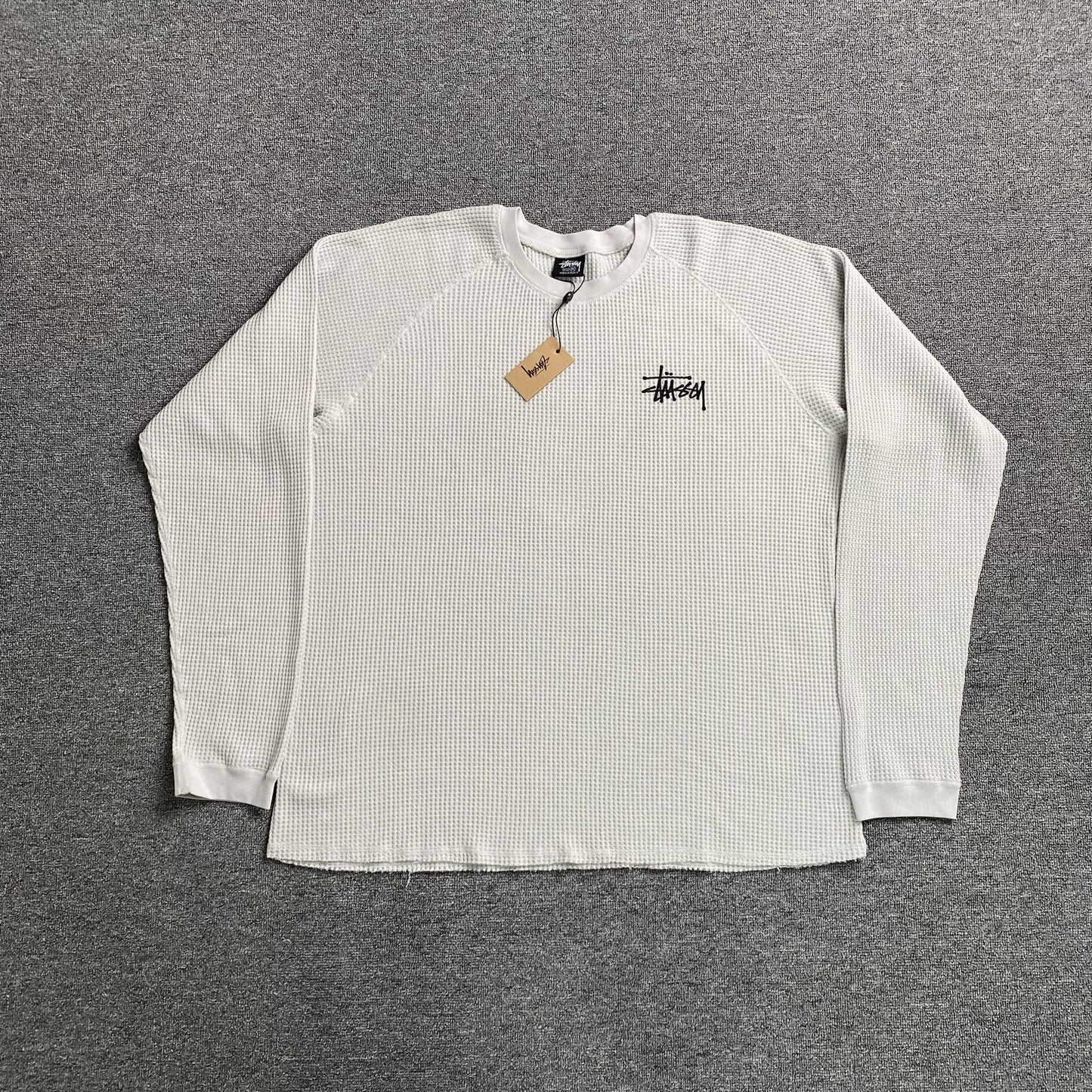 [New] Stussy Waffle Longsleeve Tee