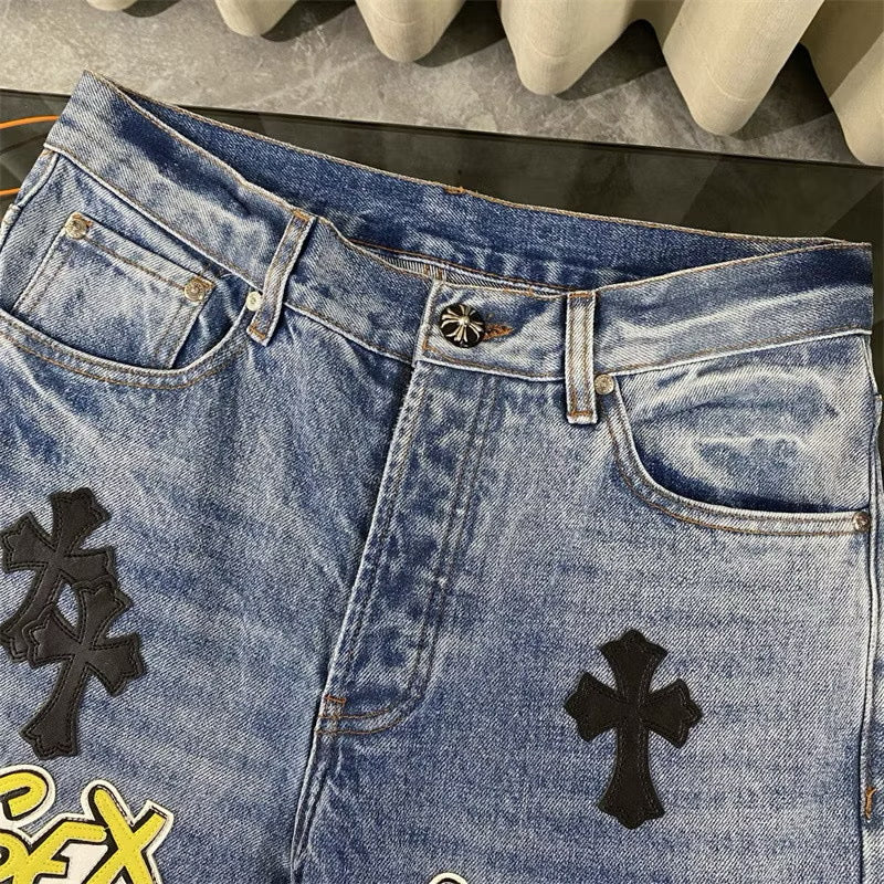 [New] Chrome Hearts 'S*x Record’ Jeans