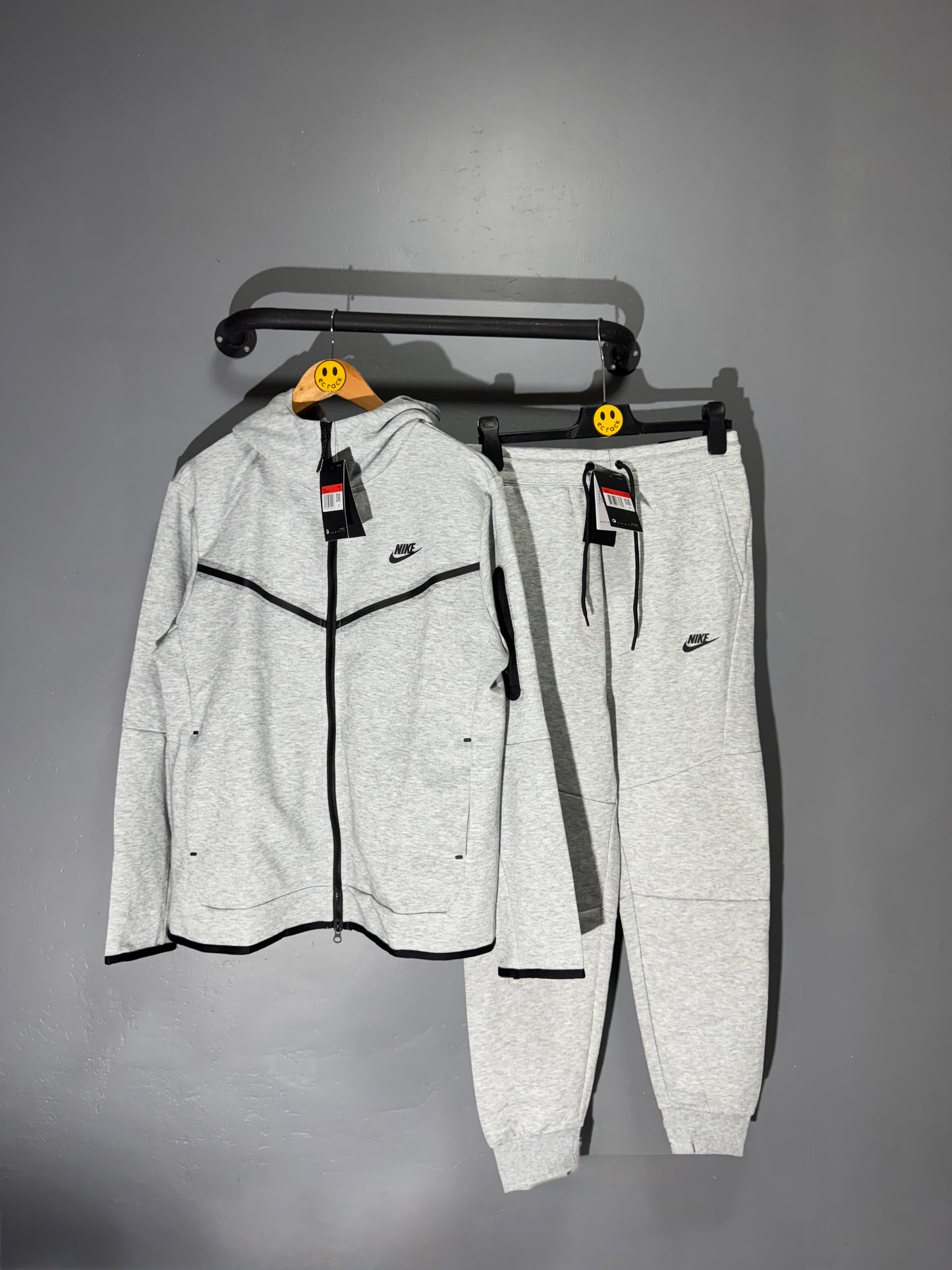 [New] Nike Tech Fleece Suit (Gray)