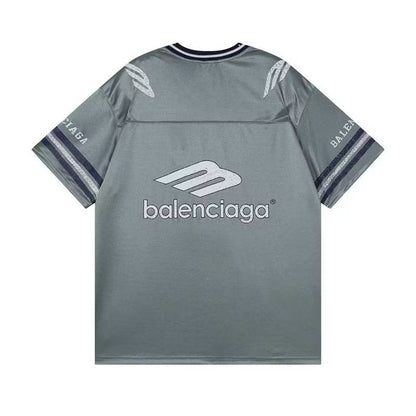 [New] Balenciaga 3B Football Shiny Jersey Tee