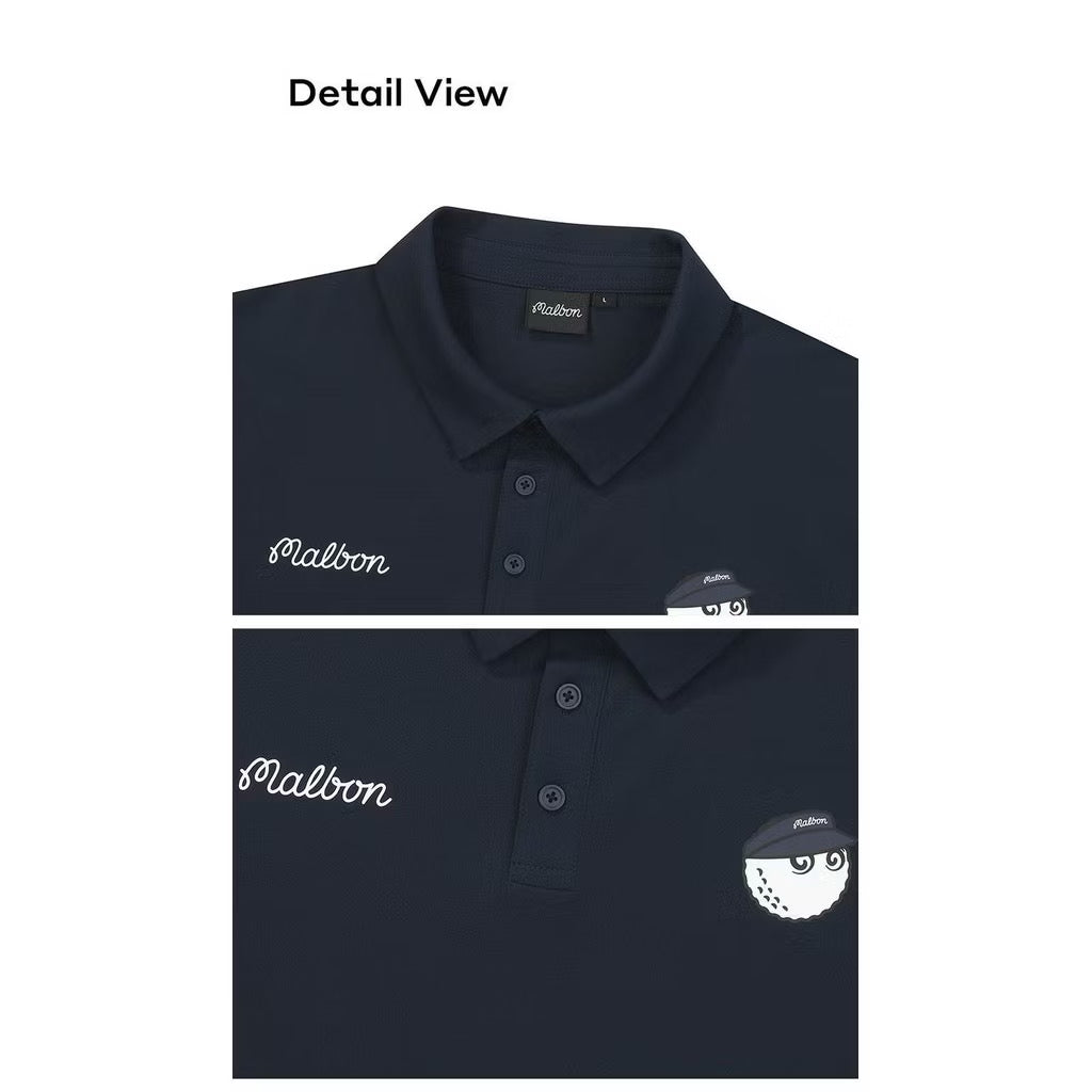 [New] Malbon Golf Flag Polo Shirt