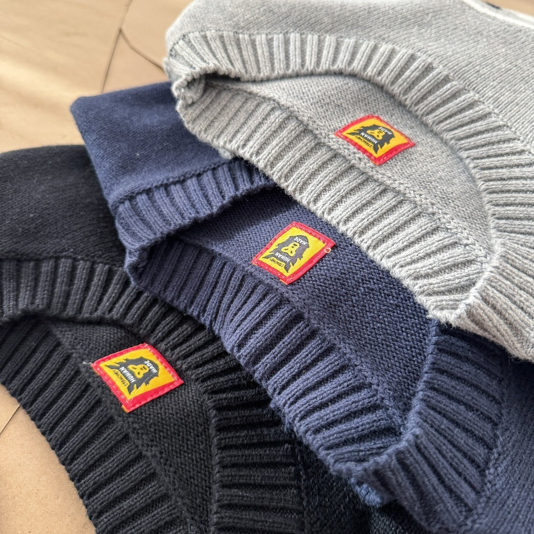 [New] Human Made x Kaws Logo Knitted Sweater