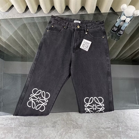 [New] Loewe Knee Logo Jeans