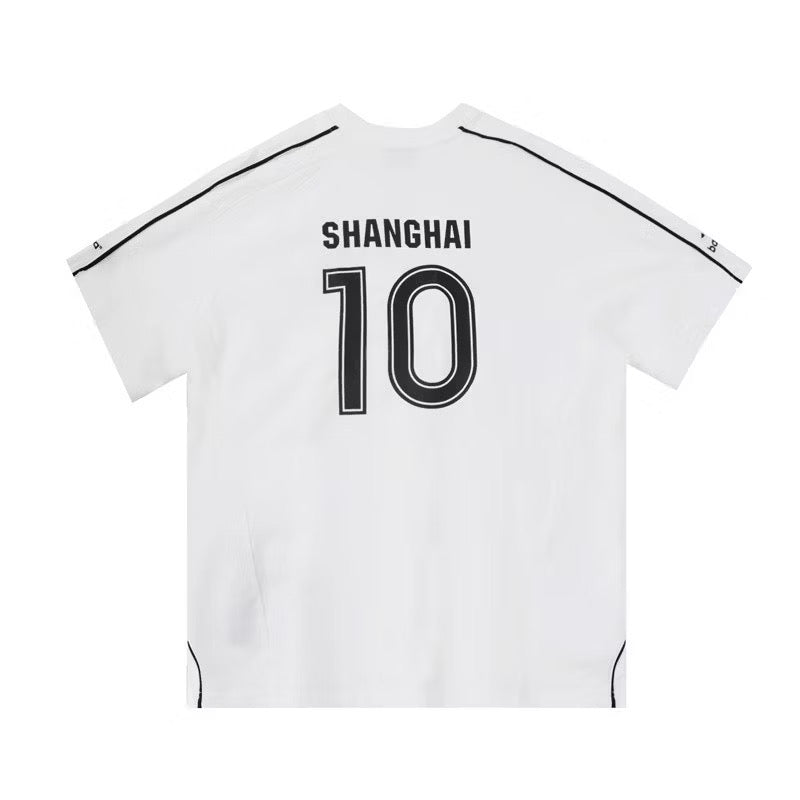 Balenciaga Football Jersey Tee (Black)