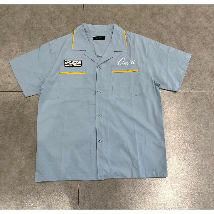 [New] Amiri Billiards Camp Shirt