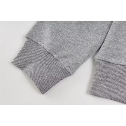 [New] Louis Vuitton Signature Gray Sweatshirt