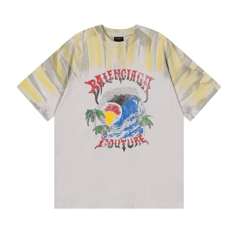 [New] Balenciaga Beach Graphic Tshirt