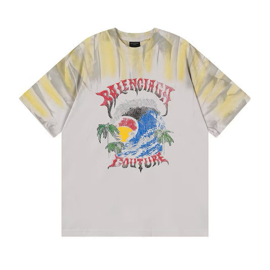 [New] Balenciaga Beach Graphic Tshirt