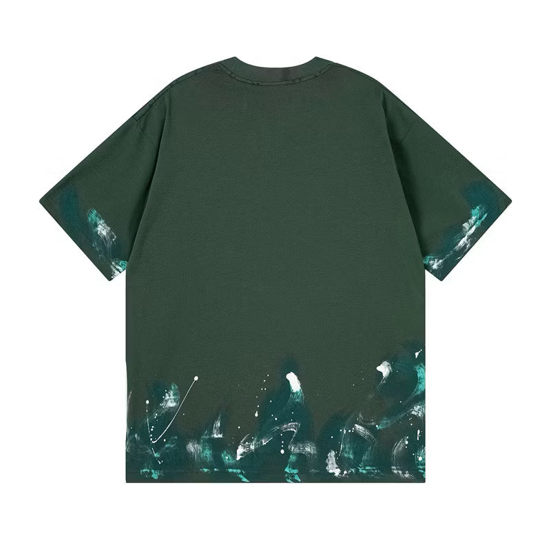 [New] Balenciaga Paint Splash Logo Tshirt