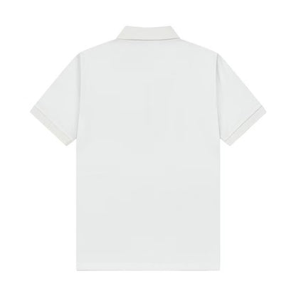 [New] Prada Pique Half Zip Polo Shirt (White)
