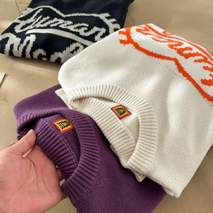 [New] Human Made Heart Logo Knitted Sweater
