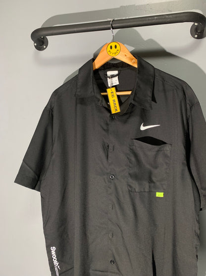 [New] Nike Swoosh Polo (Black)