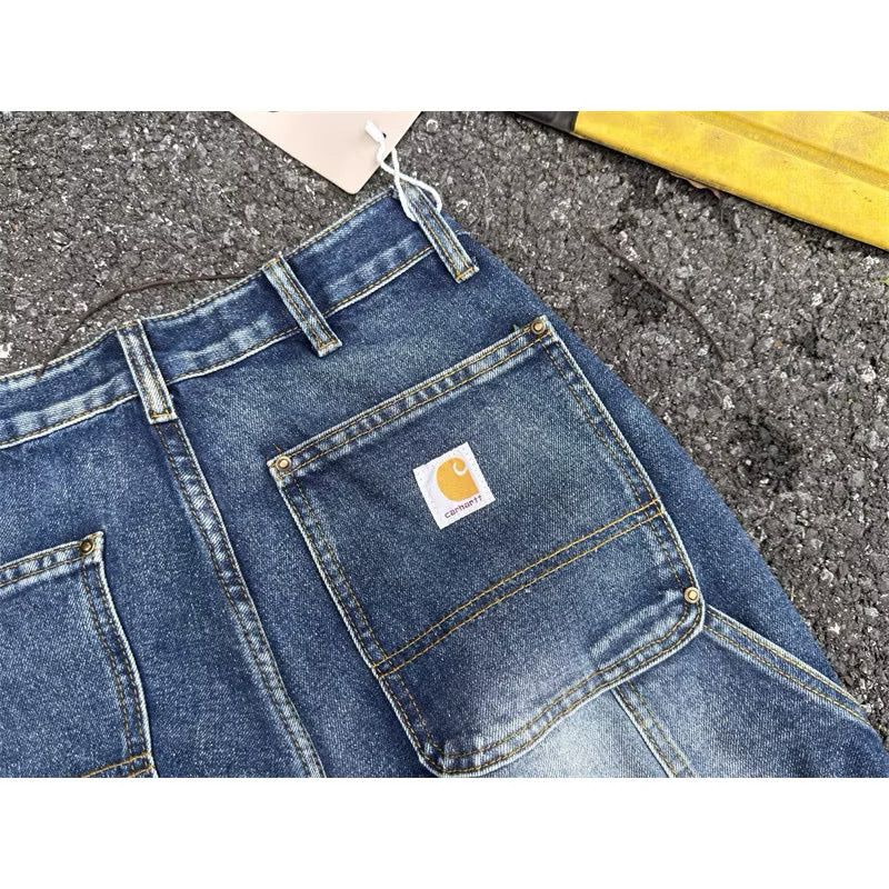 [New] Carhartt Double Knee Denim Carpenter Pants