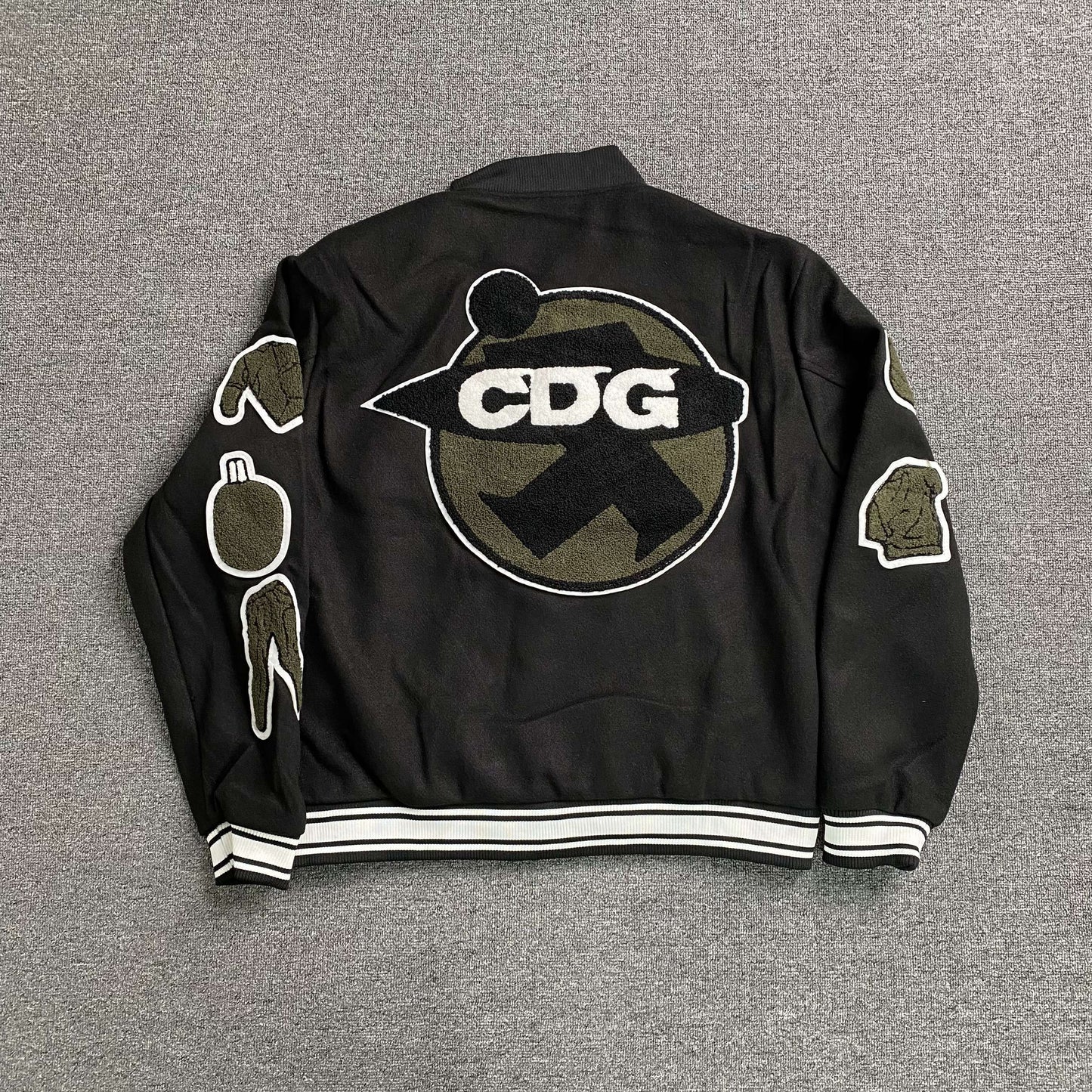 [New] Stussy x CDG Varsity Jacket