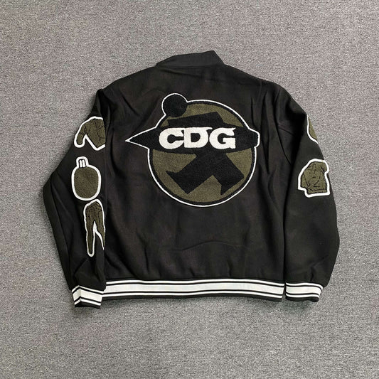 [New] Stussy x CDG Varsity Jacket