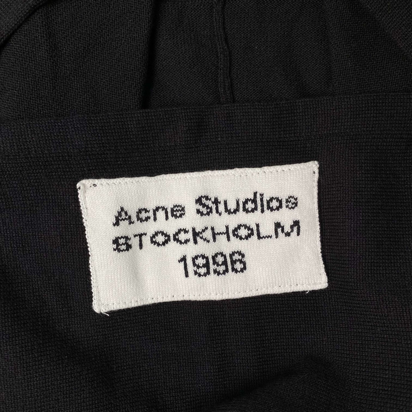 [New] Acne Studios Knit Pullover Hoodie
