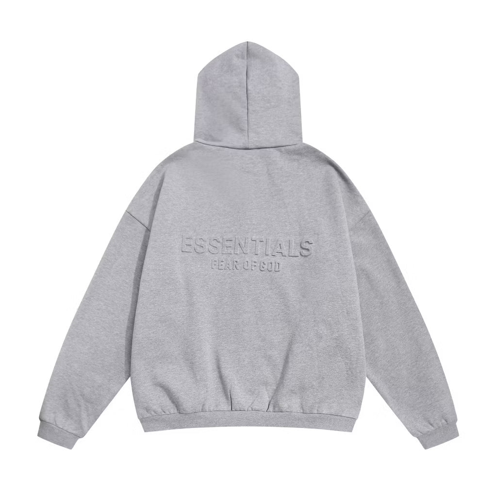 [New] Essentials Fear of God Zip Up Hoodie