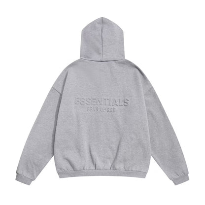 [New] Essentials Fear of God Zip Up Hoodie