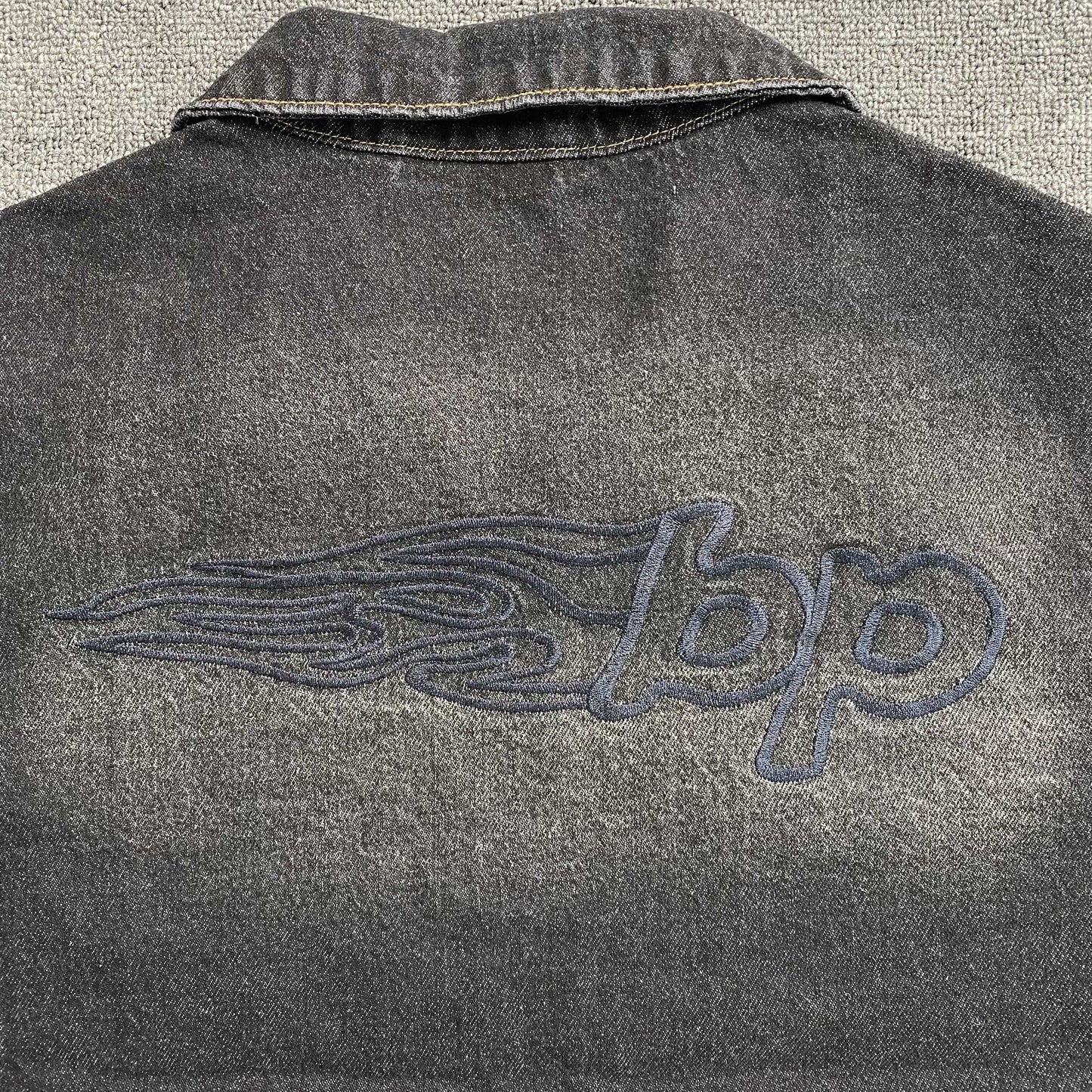 [New] Broken Planet Denim Black Jacket