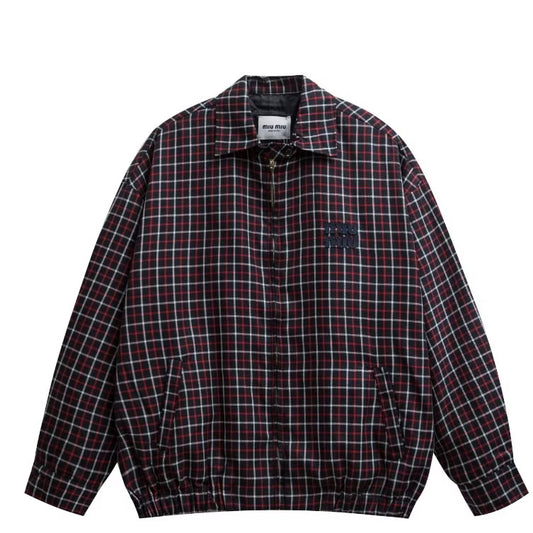 [New] MiuMiu Plaid Jacket