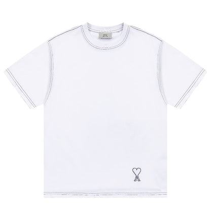 [New] Ami Paris Topstitching Tee