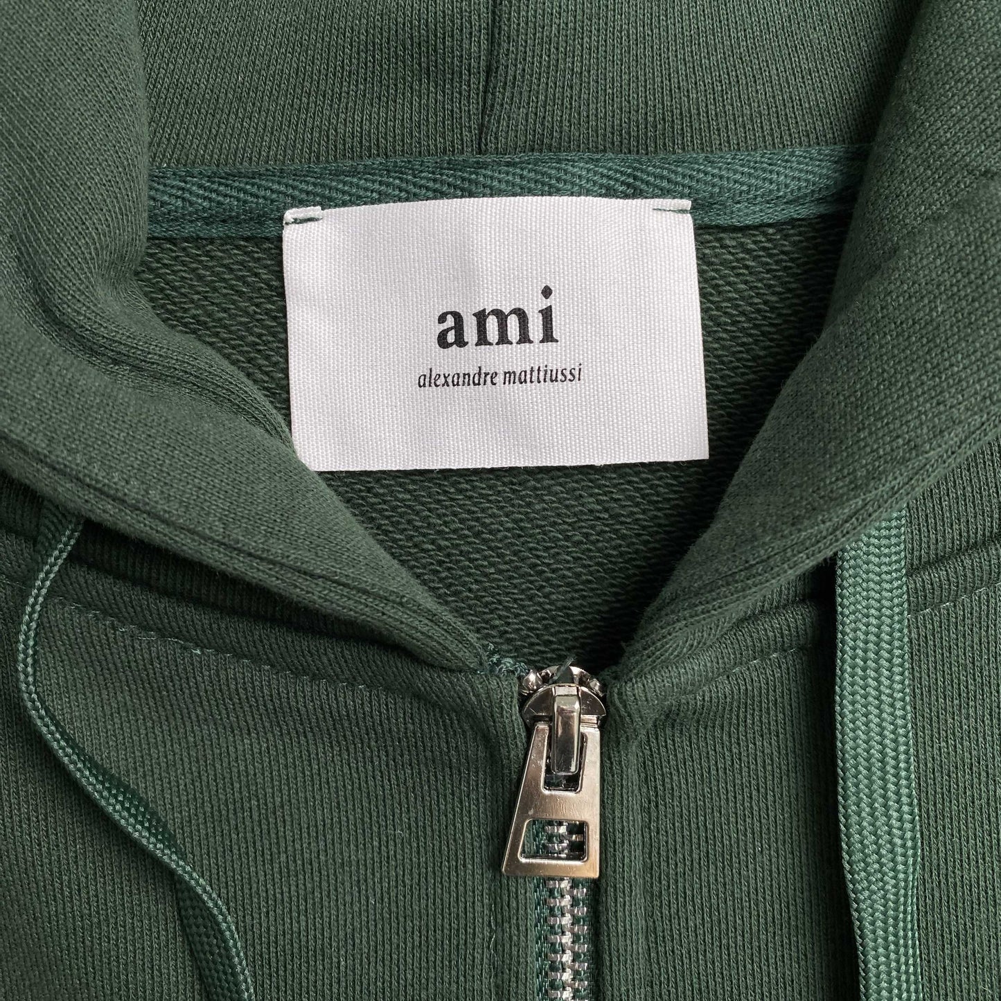 [New] Ami Mini Logo Zip Up Hoodie