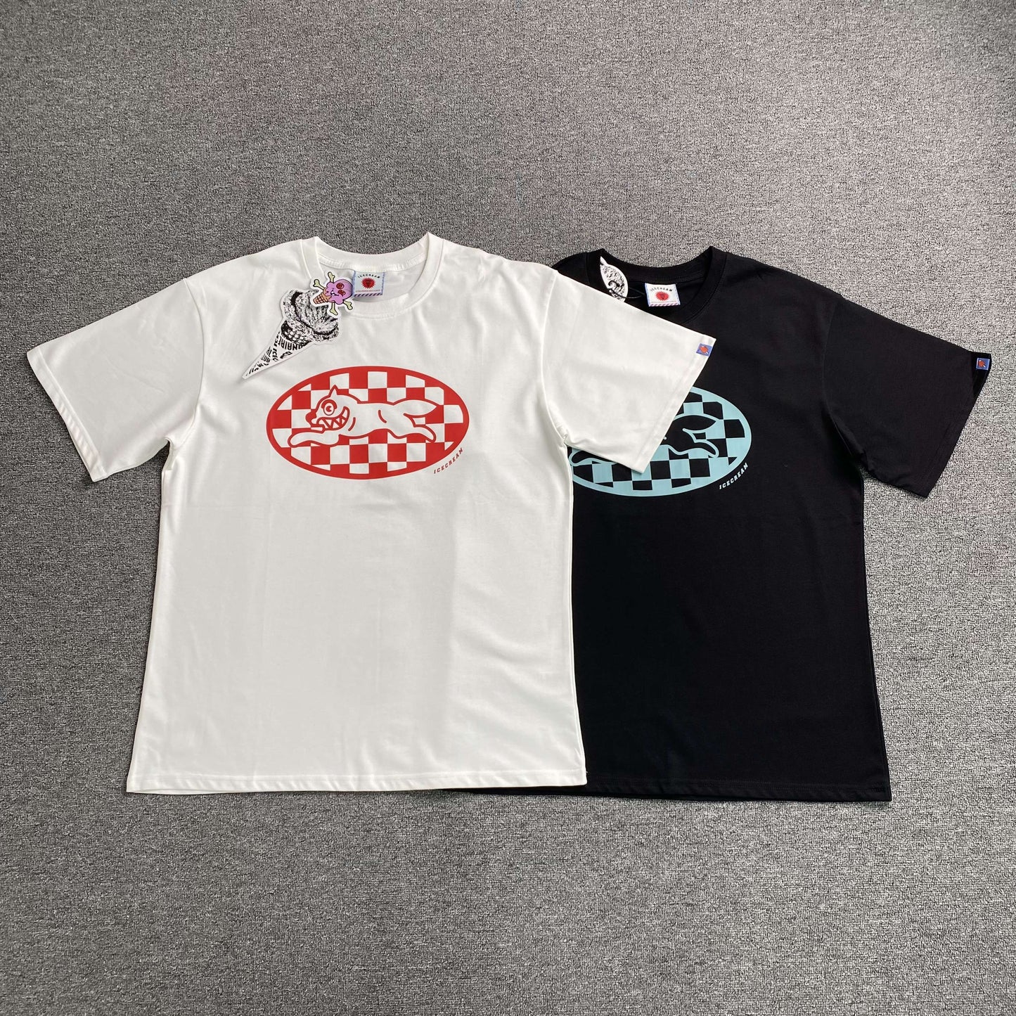 [New] Billionaire Boys Club Running Dog Checkered Tee