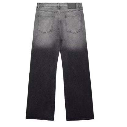 [New] Acne Studios Black Denim Wide Jeans
