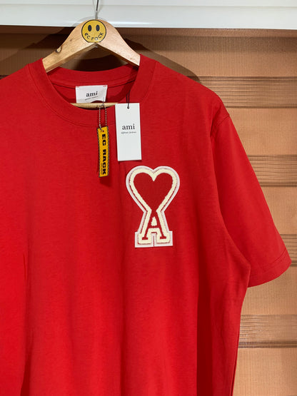 Ami Heart Logo Tee (Red)