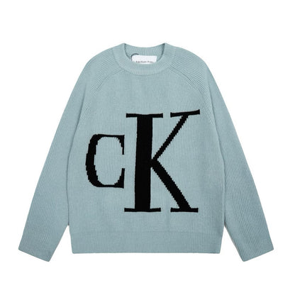 [New] Calvin Klein Big Logo Knitted Sweater