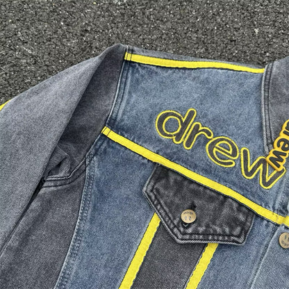 [New] Drew House Mascot Trucker Denim Jacket