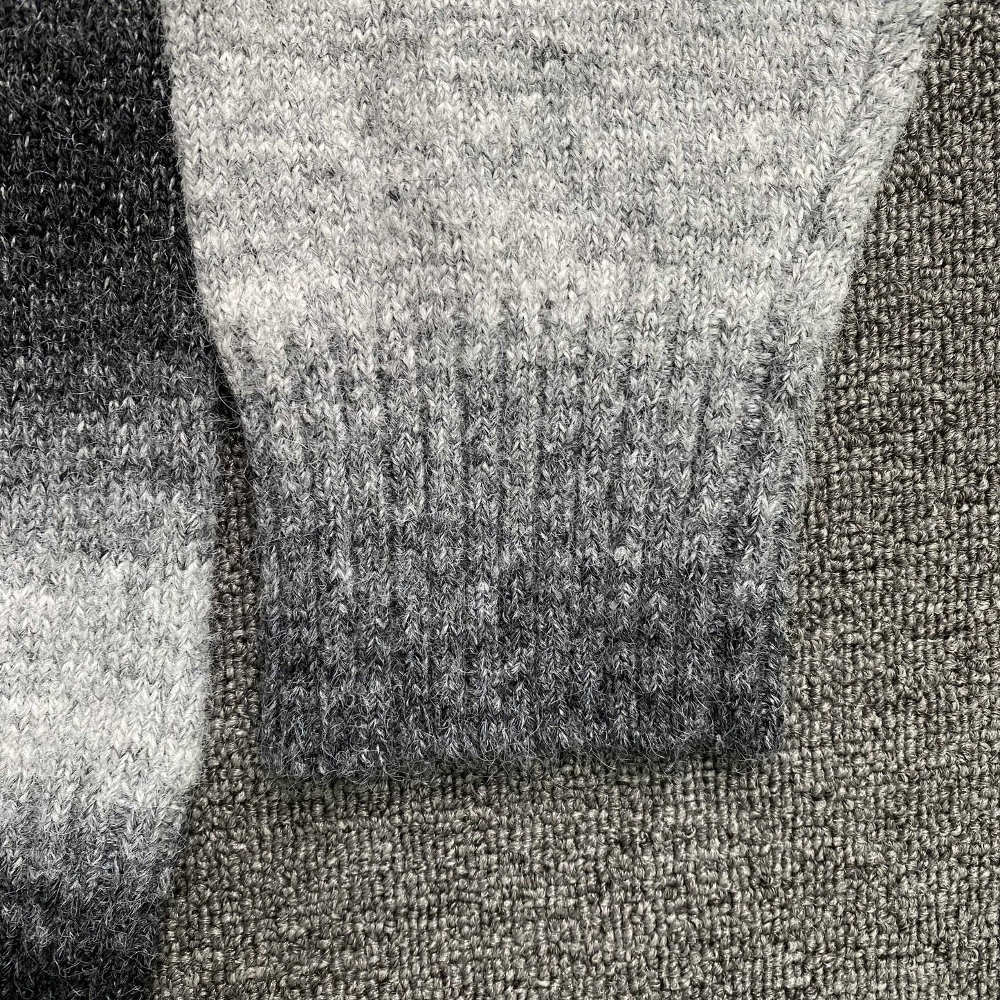 [New] Stussy Stripe Wool Sweatshirt