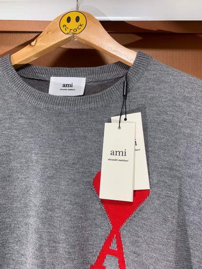 Ami Knitted Tee (Gray)