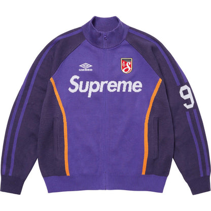 [New] Supreme x Umbro Knit Zip Up Sweater