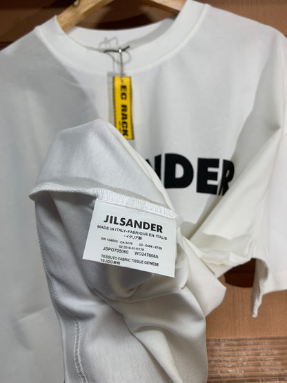 Jil Sander Logo Tee (White)