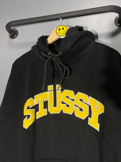 [New] Stussy Logo Hoodie (Black)