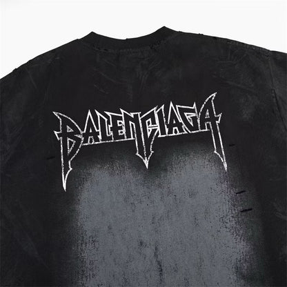 [New] Balenciaga Paris Moon Upside Down Tee