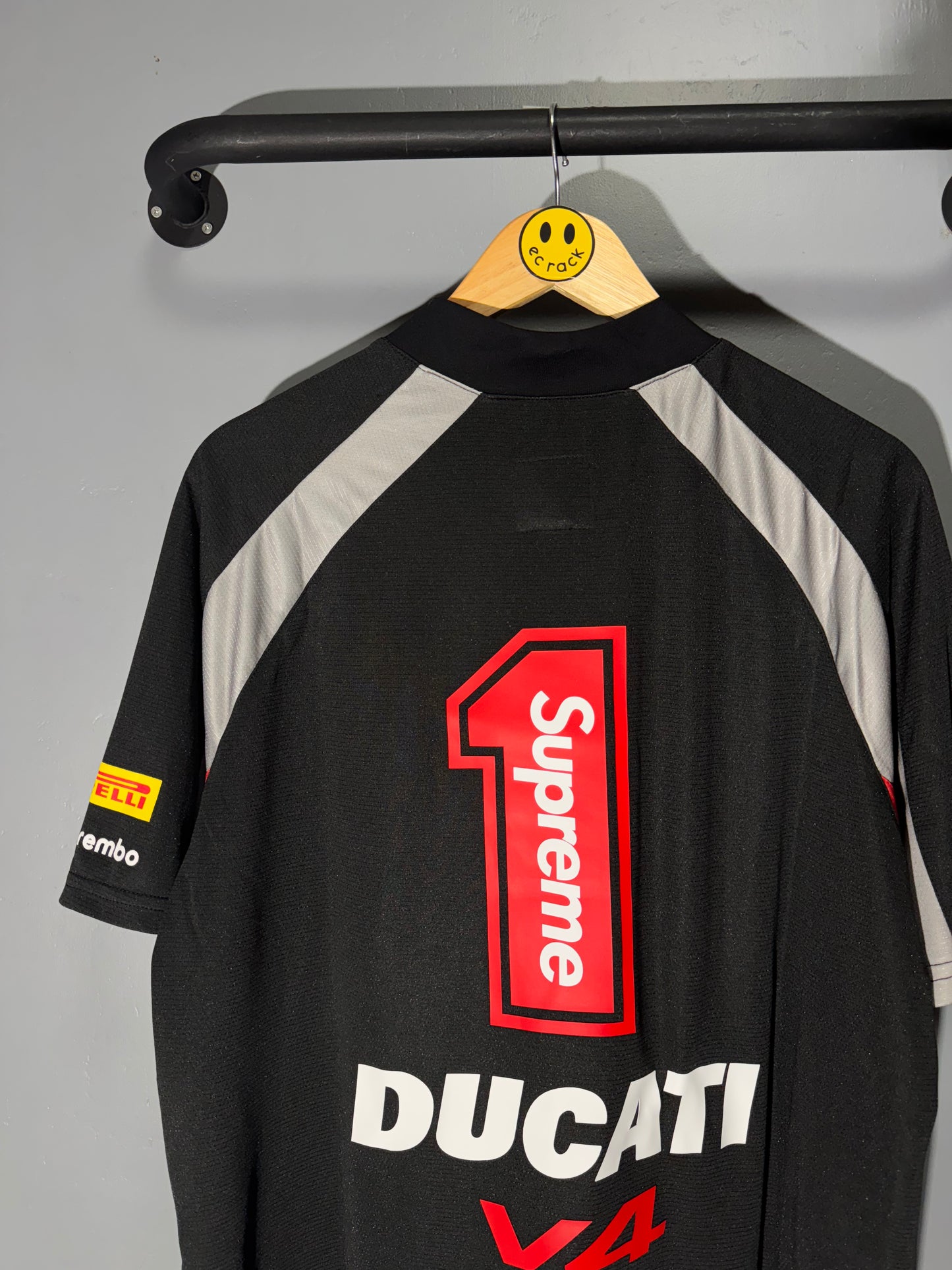 [New] Supreme x Ducati Soccer Jersey Tee