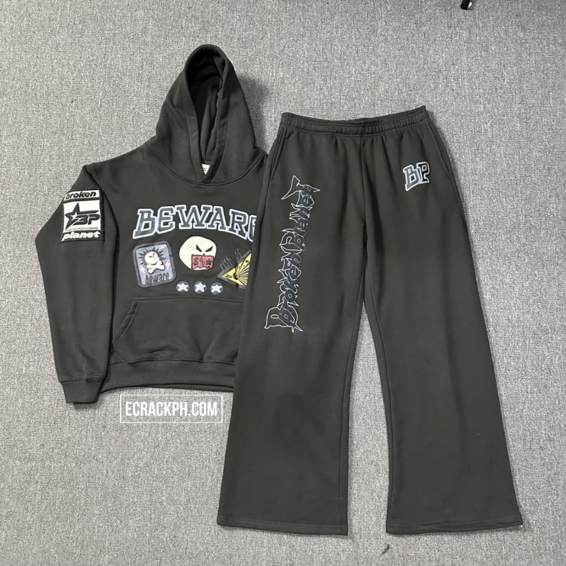 [New] Broken Planet 'Beware' Hoodie and Pants