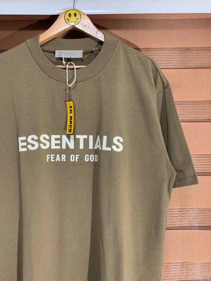 Essentials Fear of God Logo Tee (Oak)