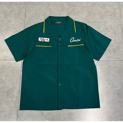 [New] Amiri Billiards Camp Shirt