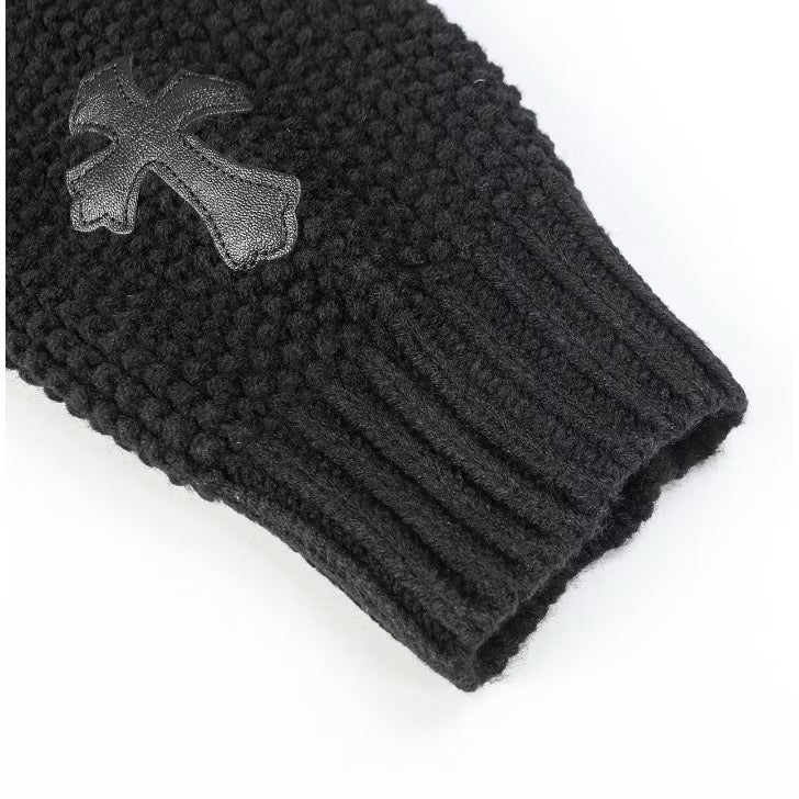 [New] Chrome Hearts Distressed Cardigan