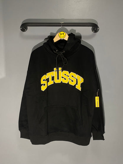 [New] Stussy Logo Hoodie (Black)