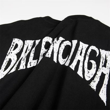 [New] Balenciaga Tropical Back Logo Tee