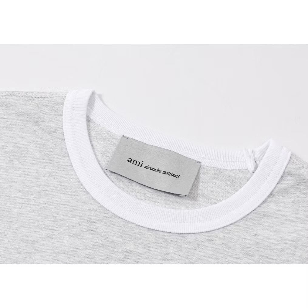 [New] Ami Paris Applique Logo Tee