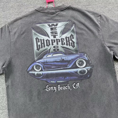 [New] West Coast Choppers "Long Beach, CA" Vintage Tee